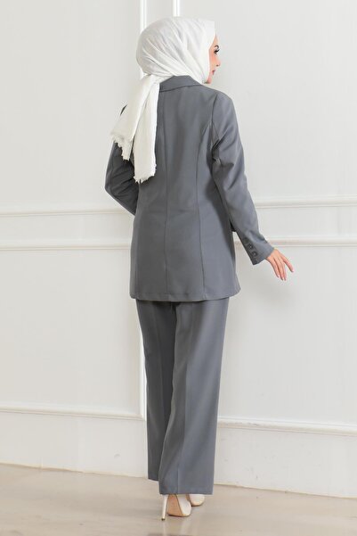 Modamihram Сива тройна жилетка - модел 19222