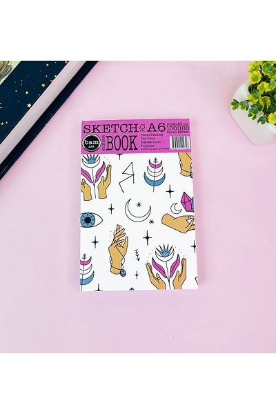Gift Moda كتاب رسم A6 - كراسة الرسم - 100 جرام - 100 ورقة