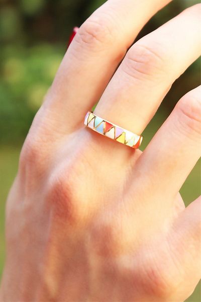 Sose Moda Colorful Design Ring