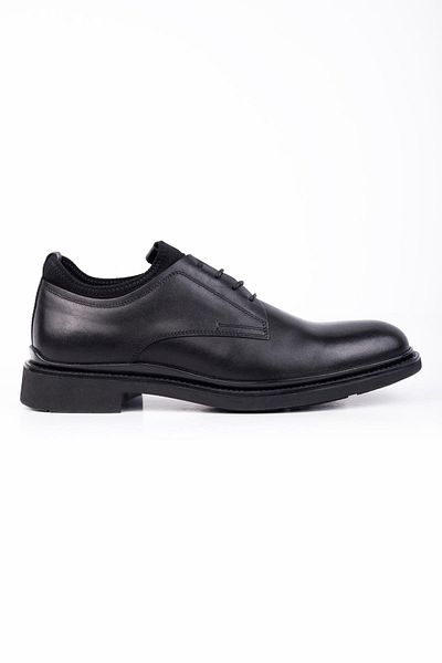 İmza Black 100% Leather Analin Laced Classic Shoes 1033245163