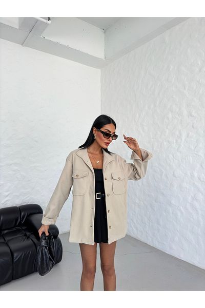 SOLİS MODA Γυναικείο μπουφάν Kaşe