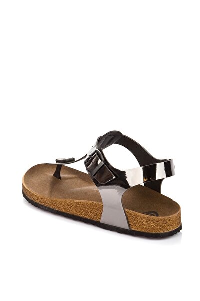 Fox Shoes Γυναικεία σανδάλια Platinum B777805034