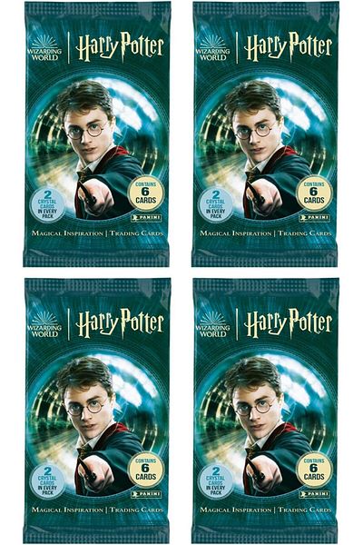 Panini 4 Pack (24 Cards) Harry Potter Collectable Trading Card