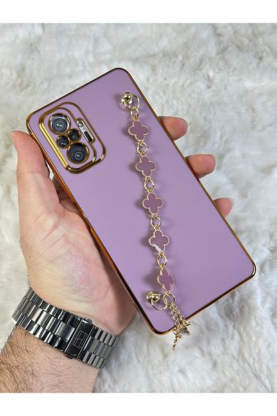 Vip Case XIAOMI REDMI NOTE 10 PRO - حامل يد من السيليكون المقاوم للأوساخ وقابل للمسح وحماية الكاميرا اللامعة