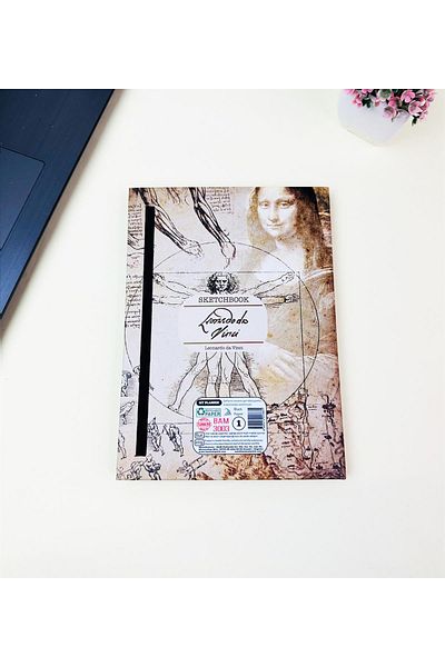 Gift Moda Caiet de schițe 21x14cm - Caiet de schițe - Pagina neagră - 120 gr - 56 coli