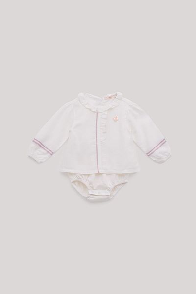 GB Baby Bg Store Baby Girl Ecru Shirt