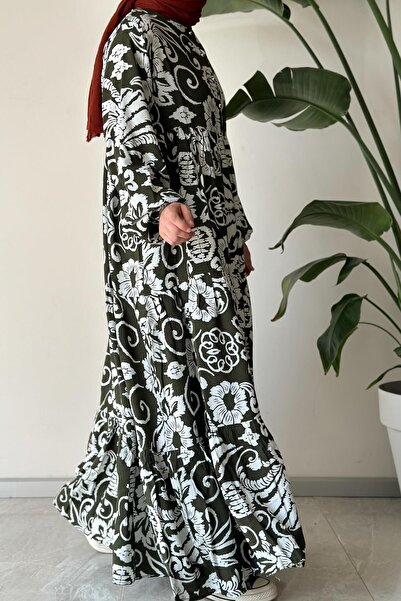 ANDE Φόρεμα λουλουδιών κήπου- 0014