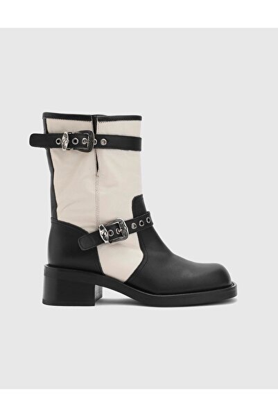 İLVİ Grazia Genuine Leather Women's Beige Boots