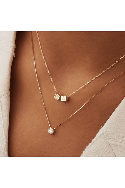 Isabel Bernard Le Carré Damen-Charm 585 Gold Ib350043-j
