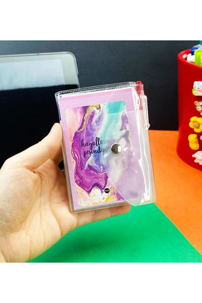 Gift Moda Urmărește-ți visele Set de caiet și pix pentru geantă mini PP