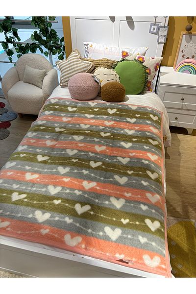 Sesli Aydora Double Sided Quality Acrylic Baby Kids Blanket Newborn Baby Gift 100X120