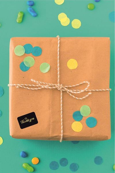 Lizpo Decor Thank You Sticker Label 4