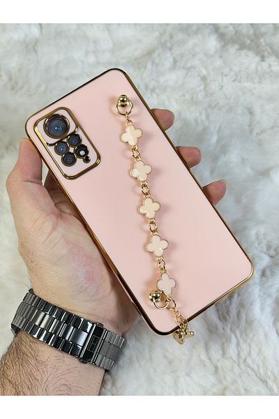 Vip Case متوافق مع XIAOMI REDMI NOTE 11 PRO وNOTE 12 PRO 4G - مقاوم للأوساخ ولامع من السيليكون مع مقبض يدوي