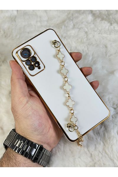 Vip Case متوافق مع XIAOMI REDMI NOTE 11 PRO وNOTE 12 PRO 4G - مقاوم للأوساخ ولامع من السيليكون مع مقبض يدوي