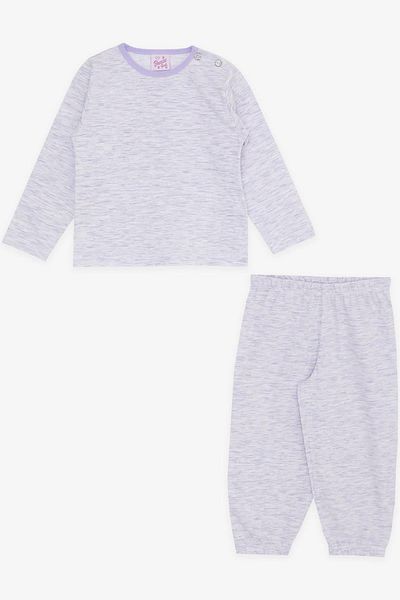 Breeze Baby Girl Pajama Set Patterned 9 Months-3 Years, Light Lilac