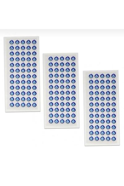 OZN AKSESUAR 180 Adet Kendinden Yapışkanlı Nazar Boncuğu Sticker