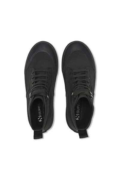 Superga 2348 Alpina Trek Recycled Kadın Siyah Bilekli Sneaker