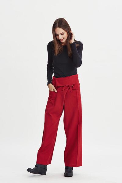 Los banditos Relaxed Cut Winter Fishing Trousers with Tie Waist