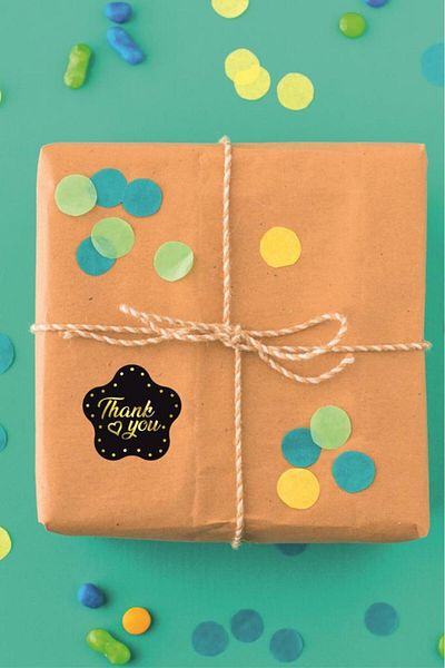 Lizpo Decor Thank You Sticker Label 2