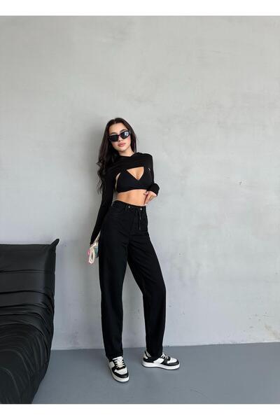 BPF Siyah Jogger Jeans Pantolon