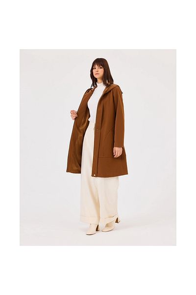 SEÇİL New Selected Women's Hooded Collar Pocket Zipper Cap 10002422511005