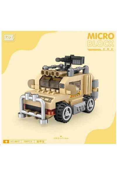 Vagonlife Loz 8617 Micro Block Bag Military Truck