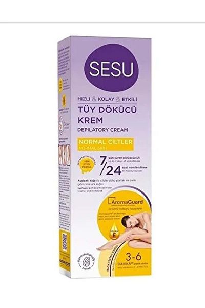 Sesu Depilatory Cream 100ml Normal Skin (Set of 4)