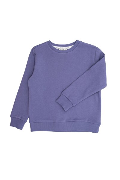 Ozmoz By Mukadder Özden Organic Purple Winter Girl Tiny Kids Sweatshirt