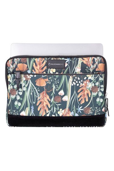 BloominBag حافظة كمبيوتر محمول/كمبيوتر محمول مقاس 13 بوصة من Eco Forest