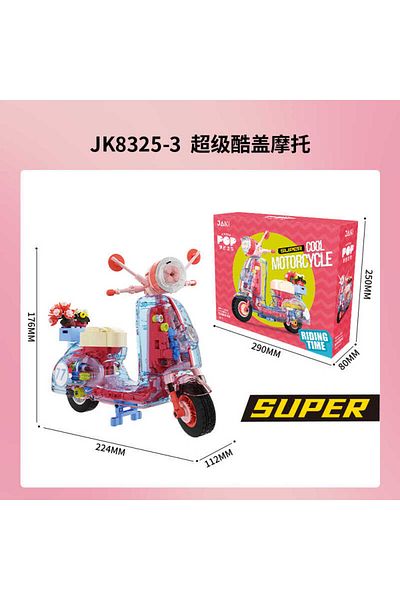Vagonlife Jaki Jk8325-1 Super Sweetheart Motorcycle Transparent Version