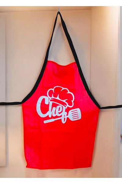 SEYFİKİRTASİYE Cheef Kitchen-Painting Bib Waterstain Pusher Duck Fabric 50X70 cm Size