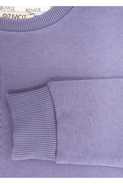 Ozmoz By Mukadder Özden Organic Purple Winter Girl Tiny Kids Sweatshirt