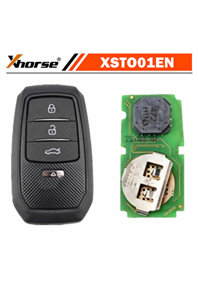 Xhorse قطعة واحدة/مجموعة XSTO01EN TOY.T لمفتاح تويوتا XM38 الذكي مع غطاء مفتاح يدعم 4D 8A 4A