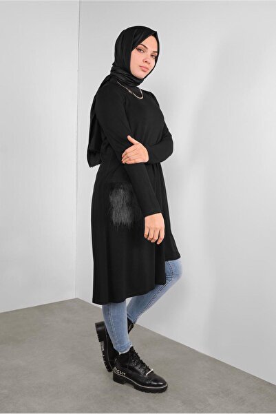 Alvina Pocketed Fur Tunic 41238