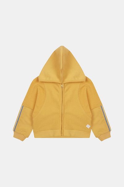 GB Baby Bg Store Baby Boy Mustard Tracksuit Top 23Ss0Bg1407
