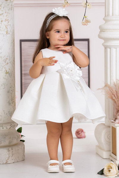 SÜSLÜ PİNK KİDS BEBEK ELBİSESİ