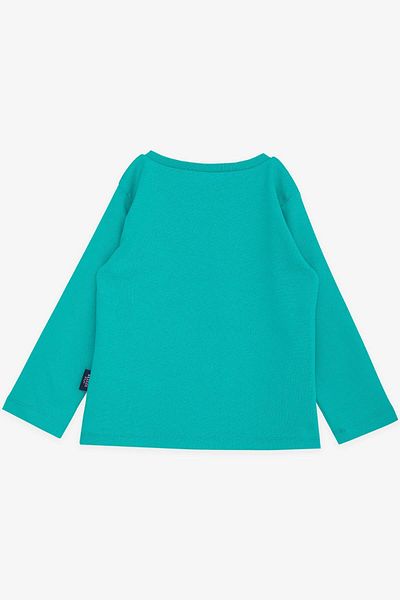 Breeze Green Long Sleeve Basic Children's T-Shirt 1-4 Years - Girls & Boys