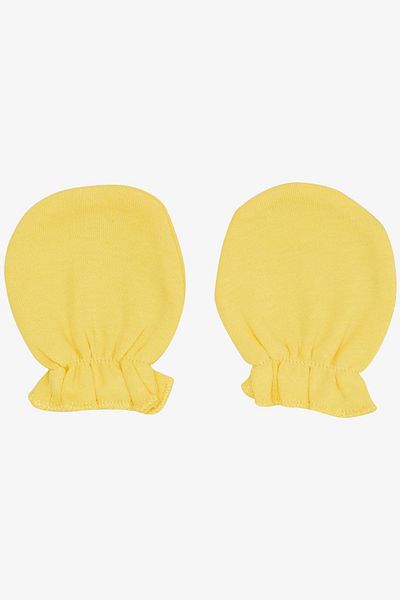Breeze Yellow Gloves - Newborn Baby Basic Model