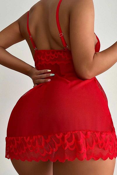 Merry See Babydoll Lace hálóruha szett