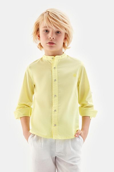 Nebbati Bg Store Jungen Gelbes Hemd 23ss1nb3608
