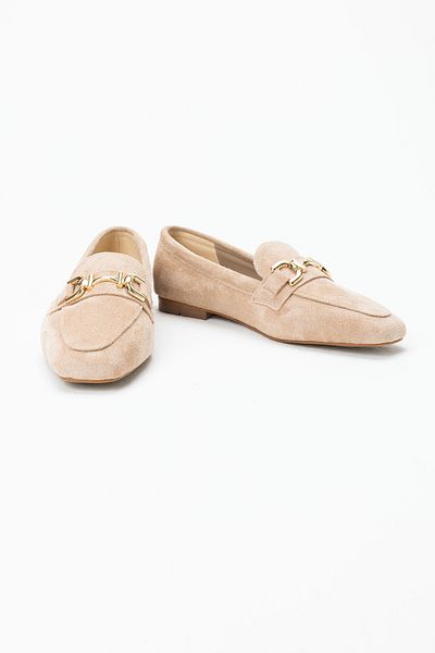 Ekol Tamara Velvet Buckle Loafer Shoes