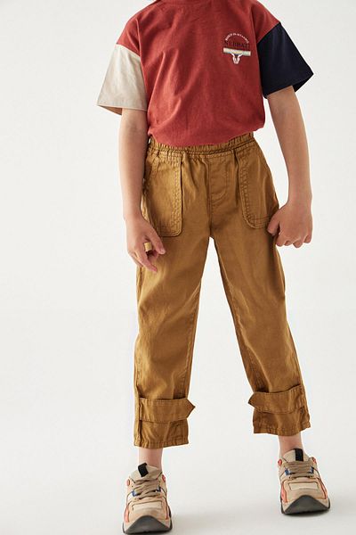 Nebbati Bg Store Boy's Brown Pants 22Pfwnb3222