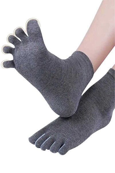 Uniquetrenders Men's 3-Piece Bamboo Mushroom Socks Finger Socks Size 36-44