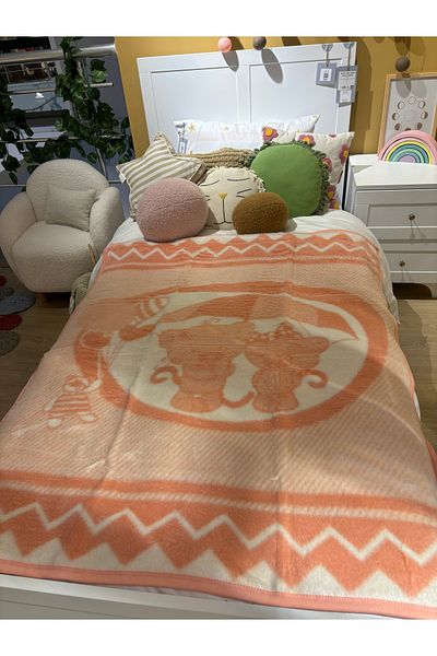 Sesli Aydora Double Sided Quality Acrylic Baby Kids Blanket Newborn Baby Gift 100X120