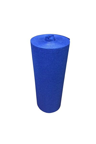 KeçeBizde لباد أزرق ساكس 1 ملم - 100x100 سم