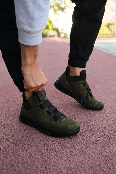 Riccon Χακί Unisex Sneaker Boots 0012383