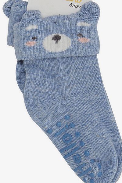 Katamino Baby Boy Socks 3D Li Abs Li 6 Months-2 Years, Light Blue