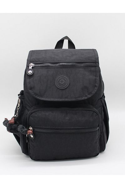 ms mixxstore Black Color Waterproof Fabric Daily Use Unisex Backpack / 5200
