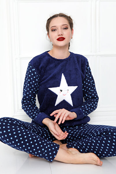 FAMES PİJAMA Winter Fleece Pajama Set