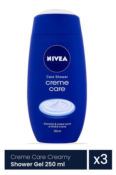 NIVEA Creme Care Creamy Shower Gel 3 Pieces x 250 ml